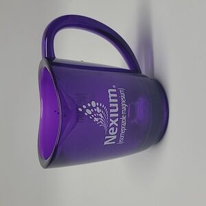 Nexium Drug Rep purple Heavy Acrylic coffee mug Pharmaceutical Advertising